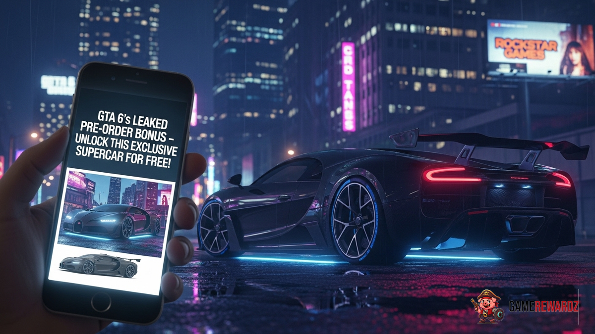 GTA 6’s Leaked Pre-Order Bonus – Unlock This Exclusive Supercar for FREE!